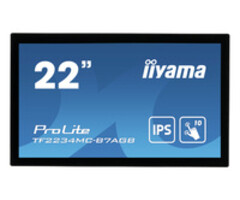 IIYAMA iiyama ProLite TF2234MC-B7AGB, 54,6 cm (21,5''), capacitif projeté, 10 pts, Full HD, noir