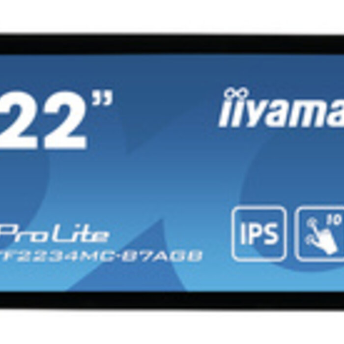 IIYAMA iiyama ProLite TF2234MC-B7AGB, 54.6cm (21.5''), Projected Capacitive, 10 TP, Full HD, black | TF2234MC-B7AGB