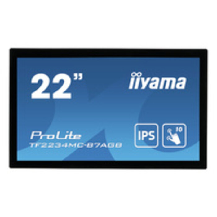 IIYAMA TF2234MC-B7AGB iiyama ProLite TF2234MC-B7AGB, 54,6 cm (21,5''), capacitif projeté, 10 pts, Full HD, noir