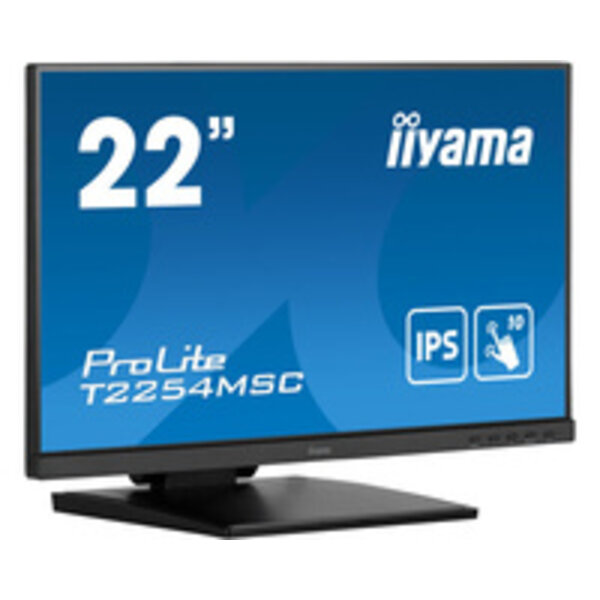 IIYAMA iiyama ProLite T2254MSC-B1AG, 54.6cm (21.5''), Projected Capacitive, 10 TP, Full HD, black | T2254MSC-B1AG