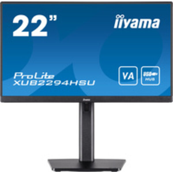 IIYAMA iiyama ProLite XUB2294HSU-B2, 54.6cm (21.5''), zwart | XUB2294HSU-B2