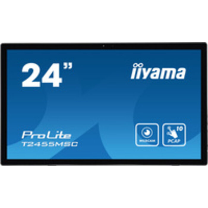 IIYAMA iiyama ProLite T2455MSC-B1, pantalla capacitiva proyectada, 10 pulgadas, Full HD, negra | T2455MSC-B1