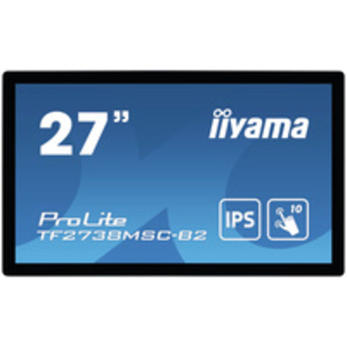 IIYAMA iiyama ProLite TF2738MSC-B2, 68,6 cm (27''), Projected Capacitive, 10 TP, Full HD, black | TF2738MSC-B2
