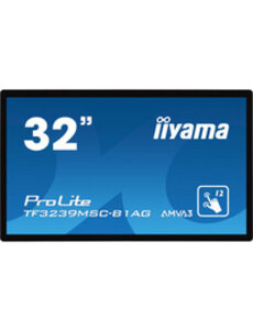 IIYAMA iiyama ProLite TF3239MSC-B1AG, 80cm (31,5''), Projected Capacitive, 12 TP, Full HD, black | TF3239MSC-B1AG