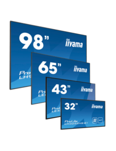 IIYAMA iiyama ProLite LFDs, 80cm (31,5''), Full HD, RS232, Ethernet, Android, kabel (RS232), zwart | LH3254HS-B1AG