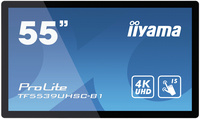 IIYAMA iiyama ProLite TF5539UHSC-B1AG, 139 cm (55''), capacitif projeté, 4K, noir, RS232