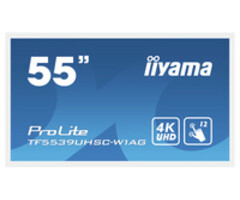 IIYAMA iiyama ProLite TF5539UHSC-W1AG, 139cm (55''), Projected Capacitive, 4K, white | TF5539UHSC-W1AG