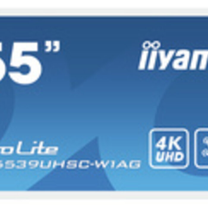 IIYAMA iiyama ProLite TF5539UHSC-W1AG, 139 cm (55''), pantalla capacitiva proyectada, 4K, blanco | TF5539UHSC-W1AG