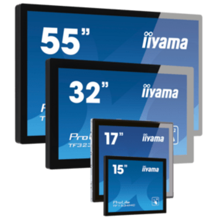 IIYAMA TF5539UHSC-W1AG iiyama ProLite TF5539UHSC-W1AG, 139cm (55''), Projected Capacitive, 4K, white