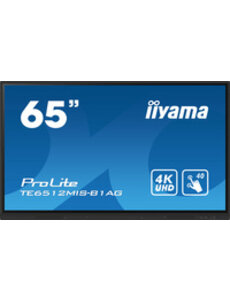 IIYAMA iiyama ProLite TE6512MIS-B1AG, 165 cm (65''), infrared, 4K, black | TE6512MIS-B1AG