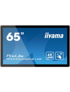 IIYAMA iiyama ProLite TF6539UHSC-B1AG, 165 cm (65''), Projected Capacitive, 4K, black | TF6539UHSC-B1AG