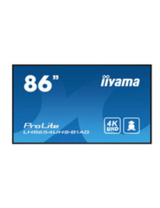 IIYAMA iiyama ProLite LH8654UHS-B1AG, 217,4 cm (85,6''), zwart | LH8654UHS-B1AG