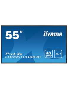 IIYAMA iiyama ProLite LH5551UHSB-B1, 138.6cm (54.6''), 4K, black | LH5551UHSB-B1