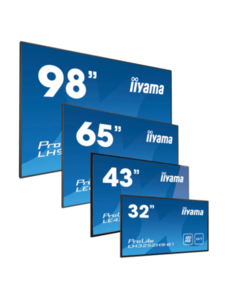 IIYAMA iiyama ProLite LFDs, 138.6cm (54.6''), 4K, USB, Wi-Fi, kit, black | LH5554UHS-B1AG