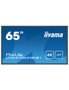 IIYAMA LH6570UHB-B1 iiyama ProLite LH6570UHB-B1, 165cm (65''), 4K, schwarz