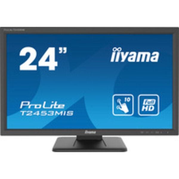 IIYAMA iiyama ProLite T2453MIS-B1, 60cm (23,6''), infrared, Full HD, black | T2453MIS-B1