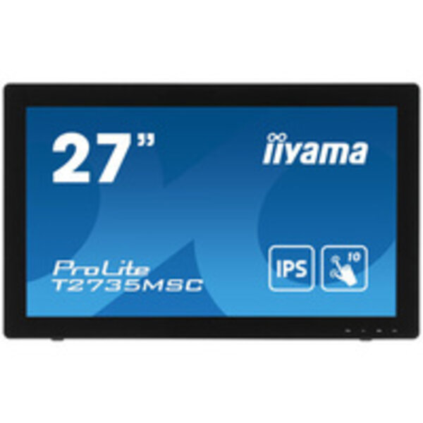 IIYAMA T2735MSC-B3 iiyama ProLite T2735MSC-B3, 68,6 cm (27''), Projected Capacitive, 10 TP, Full HD, black