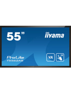 IIYAMA iiyama ProLite T5562AS-B1 Android, 138.6cm (54.6''), Projected Capacitive, 4K, black | T5562AS-B1