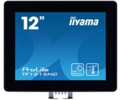 IIYAMA iiyama ProLite TF1215MC-B2, 30,5 cm (12''), pantalla capacitiva proyectada, 10 TP, negra | TF1215MC-B1