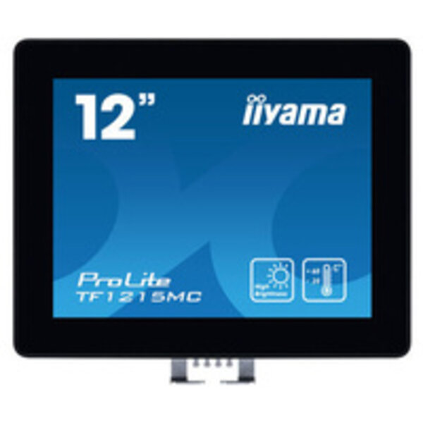 IIYAMA iiyama ProLite TF1215MC-B2, 30.5 cm (12''), Projected Capacitive, 10 TP, black | TF1215MC-B1
