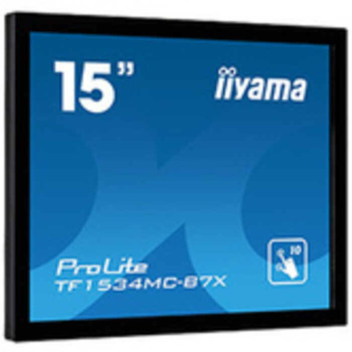 IIYAMA TF1534MC-B7X iiyama ProLite TF1534MC-B7X, 38.1 cm (15''), Projected Capacitive, 10 TP, black