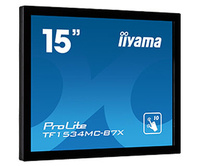 IIYAMA iiyama ProLite TF1534MC-B7X, 38,1 cm (15''), capacitif projeté, 10 pts, noir, IP65