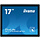 TF1734MC-B7X iiyama ProLite open-frame LCDs, 43,2 cm (17''), capacitif projeté, 10 pts, en kit (USB), noir