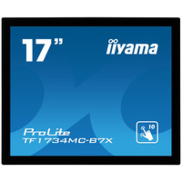 IIYAMA TF1734MC-B7X iiyama ProLite Einbau LCDs, 43,2cm (17''), Projected Capacitive, 10 TP, Kit (USB), schwarz