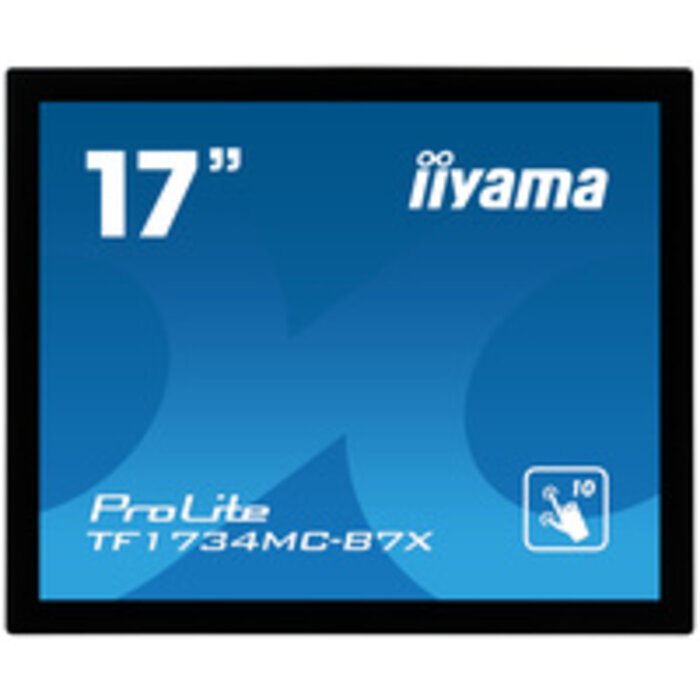 IIYAMA iiyama TF1734MC-B7X, 43,2 cm (17''), pantalla capacitiva proyectada, 10 TP, negro | TF1734MC-B7X