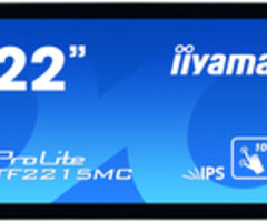 IIYAMA TF2215MC-B2 iiyama ProLite TF2215MC-B2, 54,6 cm (21,5''), capacitif projeté, 10 pts, Full HD, noir