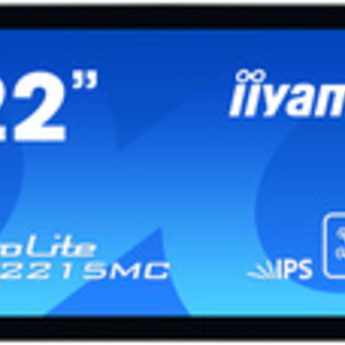 IIYAMA TF2215MC-B2 iiyama ProLite TF2215MC-B2, 54.6cm (21.5''), Projected Capacitive, 10 TP, Full HD, black