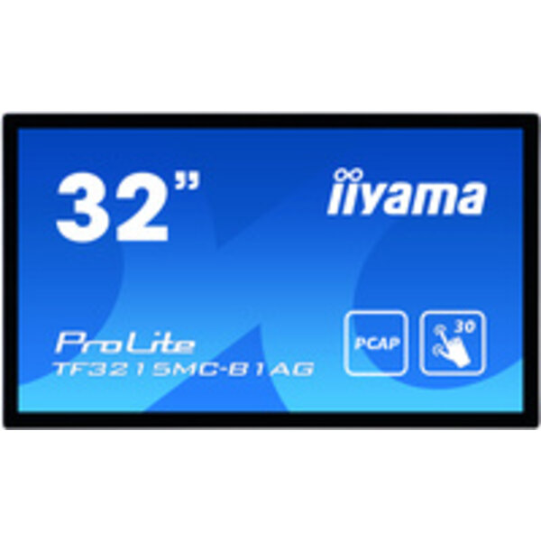 IIYAMA iiyama ProLite TF3215MC-B1AG, 80cm (31,5''), Projected Capacitive, Full HD, black | TF3215MC-B1AG