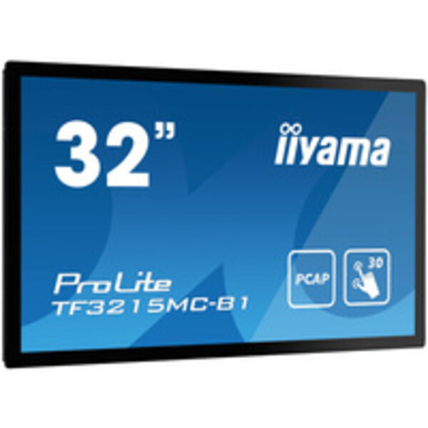 IIYAMA iiyama ProLite TF3215MC-B1, 80cm (31,5''), Projected Capacitive, Full HD, zwart | TF3215MC-B1