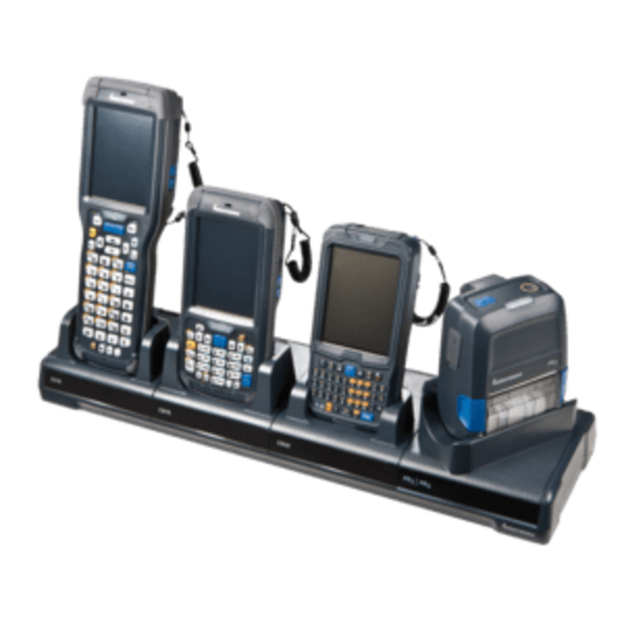Honeywell Honeywell FlexDock Quad Dock, Ethernet, 3200 g, De set bevat een power supply