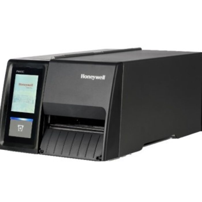 Honeywell PM45CA1000030210 Honeywell PM45C, long door, 8 pts/mm (203 dpi), ré-enrouleur, LTS, écran, USB, USB Host, RS232, Ethernet