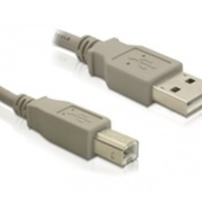 USB cable (A/B), 3m, white | 82216