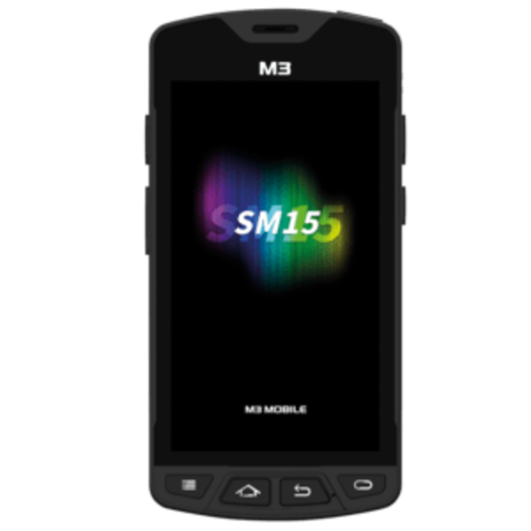 M3 S15N4C-Q1CHSS-HF M3 Mobile SM15 N, 1D, BT (BLE), WiFi, 4G, NFC, GPS, GMS, Android
