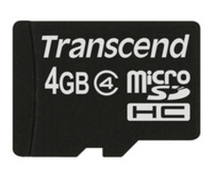 Tarjeta micro SDHC | TS4GUSDC4