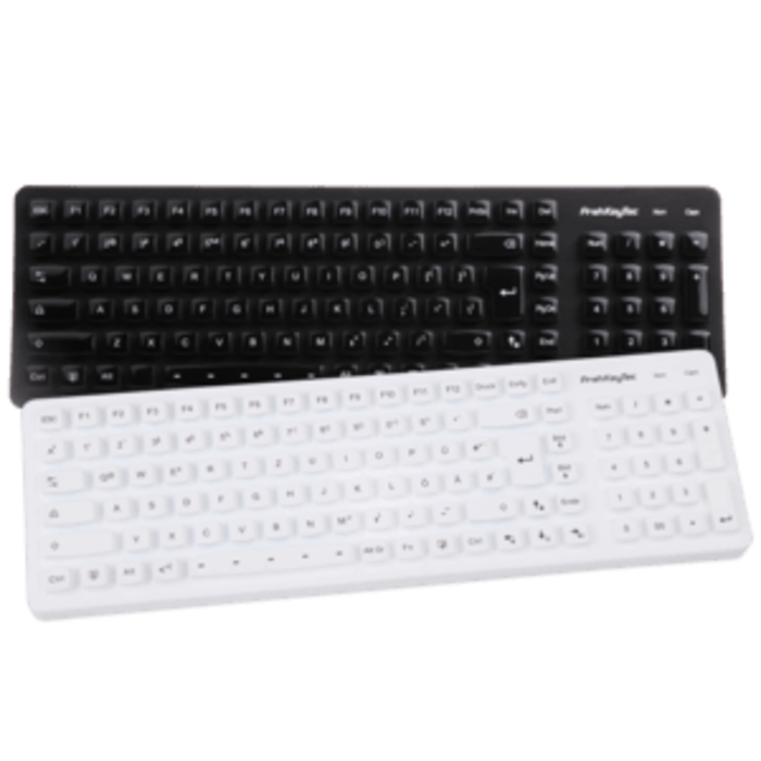 PREH KEYTEC 90327-102/1800 PrehKeyTec SIK 2500, QWERTZ, Alpha, USB, bianco