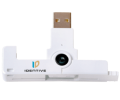 IDENTIVE Identiv uTrust SmartFold SCR3500 C, USB, blanco | 905559-1