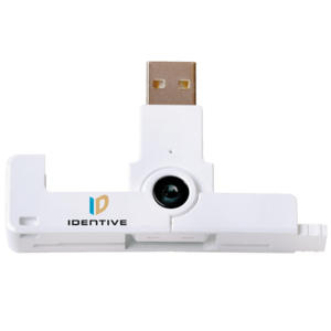 IDENTIVE Identiv uTrust SmartFold SCR3500 C, USB-C, weiß, Chipkartenleser (ISO 7816)