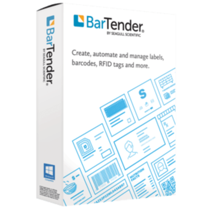 SEAGULL SCIENTIFIC BTE-5 Seagull BarTender 2022 Enterprise, Application Lizenz, 5 Drucker