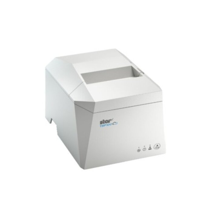 STAR MICRONICS EUROPE 39473190 Star TSP100IV, 8 pts/mm (203 dpi), massicot, USB, Ethernet, en kit (USB), blanc