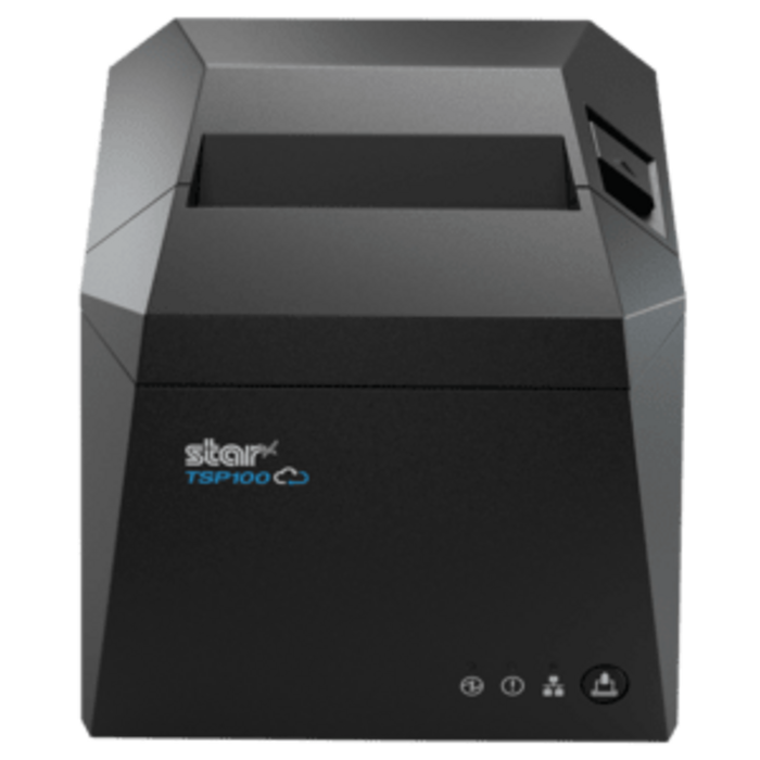 STAR MICRONICS EUROPE Star TSP100IV, CloudPRNT, USB, USB-C, Ethernet, 8 dots/mm (203 dpi), cutter, white | 39473190