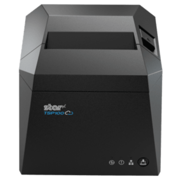 STAR MICRONICS EUROPE Star TSP100IV, CloudPRNT, USB, USB-C, Ethernet, 8 dots/mm (203 dpi), cutter, white | 39473190