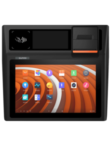 SUNMI Sunmi D2 Mini, 4G, NFC, 25,7cm (10,1''), CD, Android, black, orange | P01200016