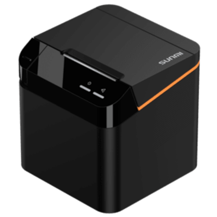 SUNMI Impresora Sunmi Cloud, USB-C, Bluetooth, Ethernet, Wi-Fi, cortadora, negra | C04000069