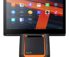 SUNMI Sunmi T2s, 39.6 cm (15.6''), Android, zwart, oranje | P01220048