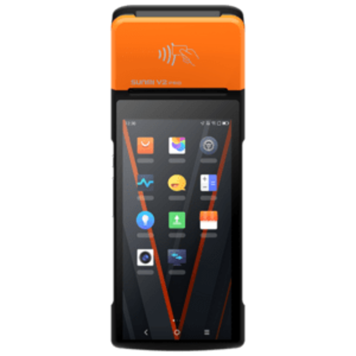 SUNMI P06030022 Sunmi V2 Pro, 1D, USB-C, BT, WiFi, 4G, NFC, GPS, en kit (USB), Android