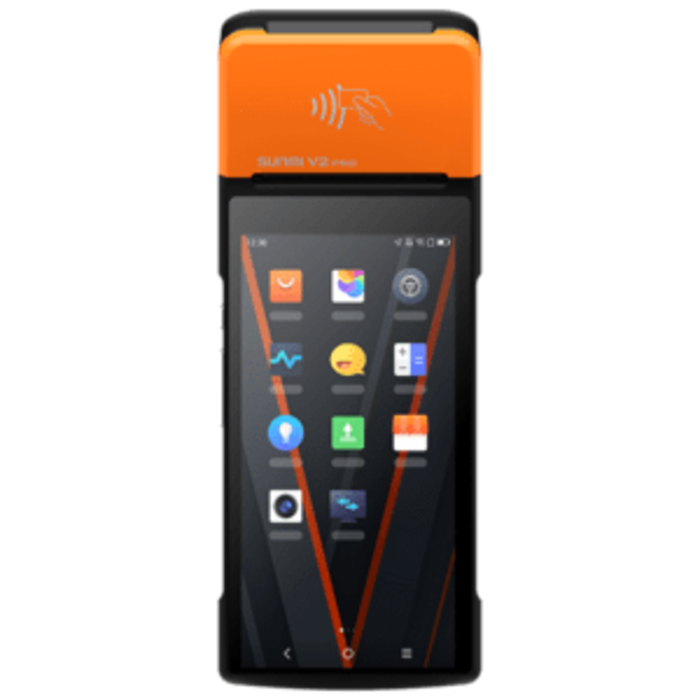 SUNMI P06030074 Sunmi V2 Pro, 2D, USB-C, BT, WiFi, 4G, NFC, GPS, en kit (USB), Android